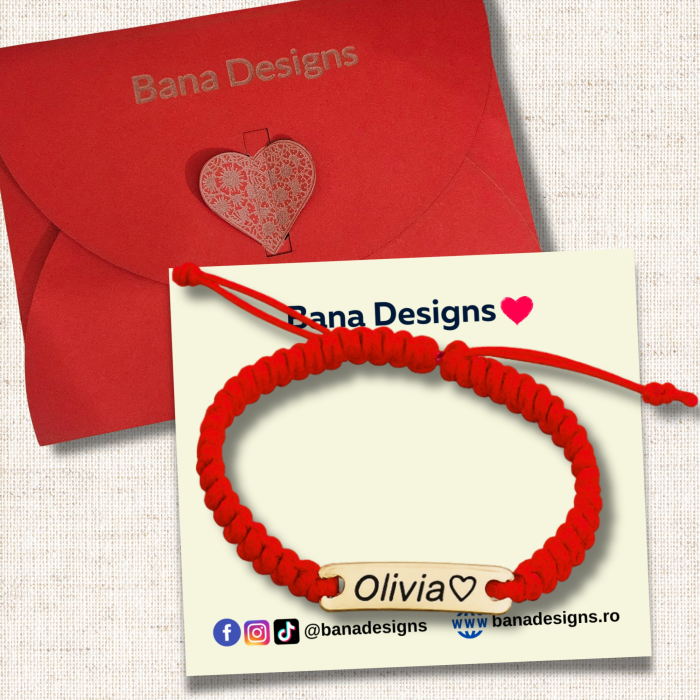 Brățară Personalizată cu Nume, Inox Auriu Waterproof, pentru copii [4]