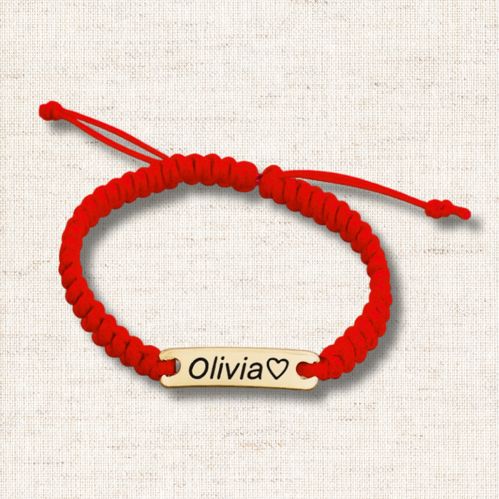 Brățară Personalizată cu Nume, Inox Auriu Waterproof, pentru copii [5]