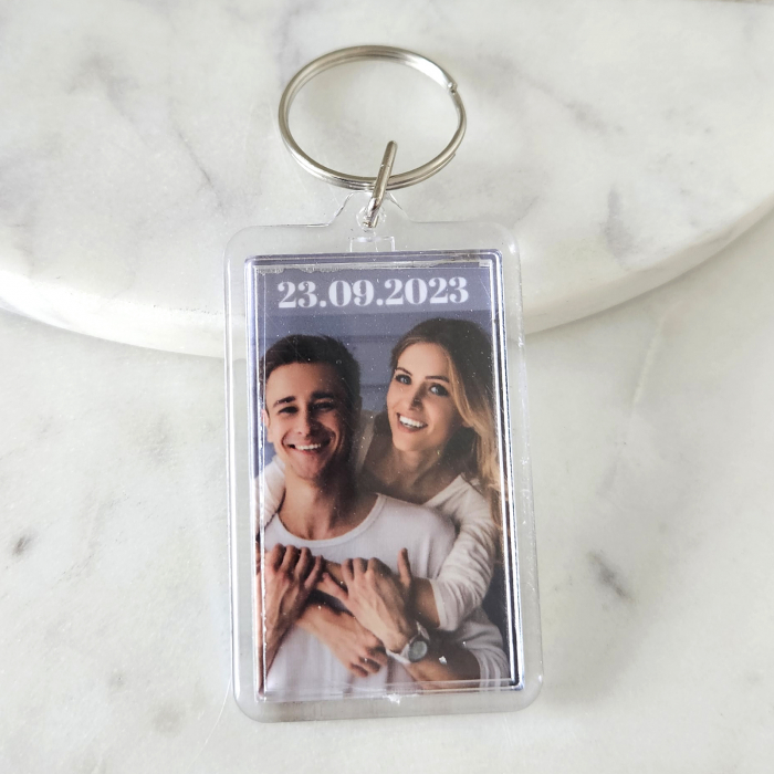 Breloc acrilic, personalizat cu fotografie si mesaj [3]