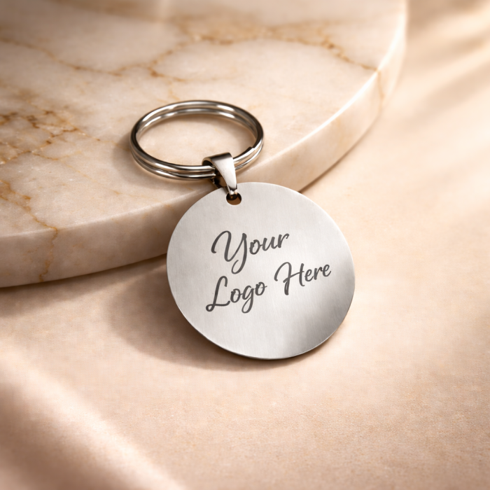 Breloc Personalizat cu Poză Animal de Companie, Breloc Inox Gravat Cățel Pisică [9]