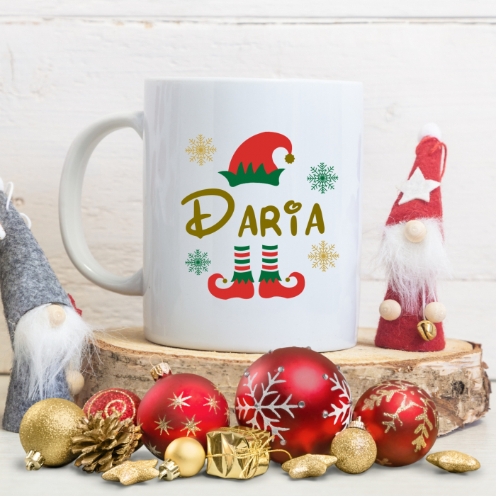 Cana Craciun personalizata cu fotografie si nume [3]