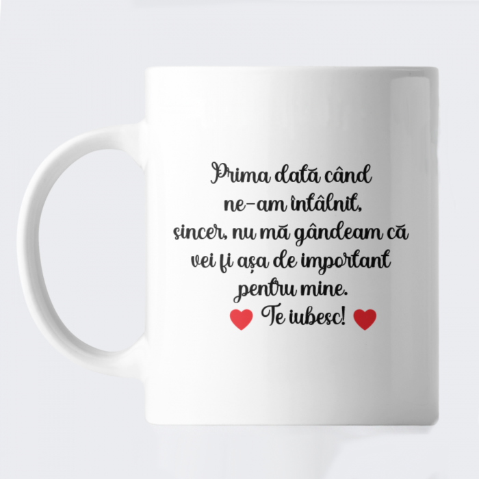 Cana personalizata cu fotografie inimiora si mesaj de dragoste pentru cuplu [3]