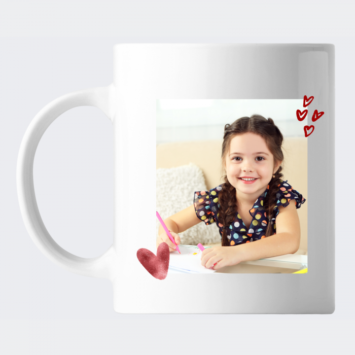 Cana personalizata cu fotografie si mesaj pentru mame, cadou 8 martie [2]