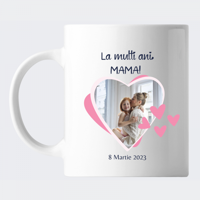 Cana personalizata cu fotografie pentru mame, cadou ziua mamei [2]