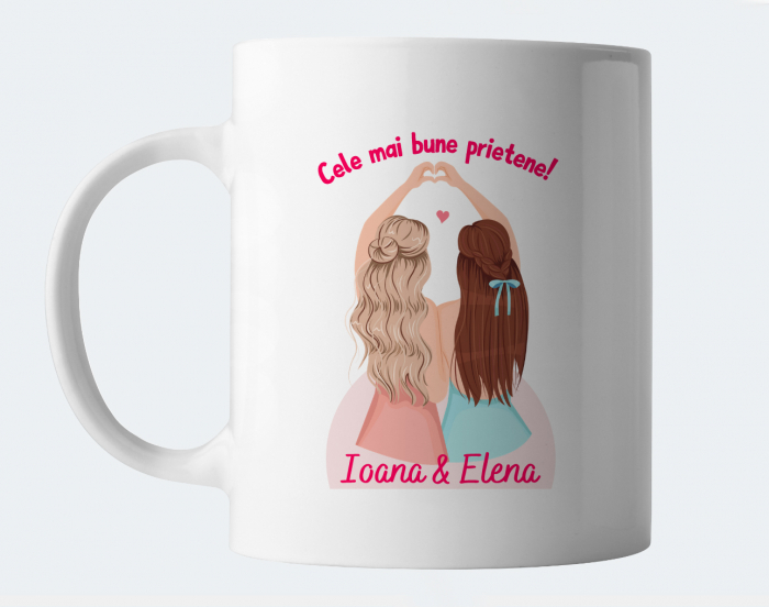 Cana personalizata cu pentru cele mai bune prietene, BFF [2]