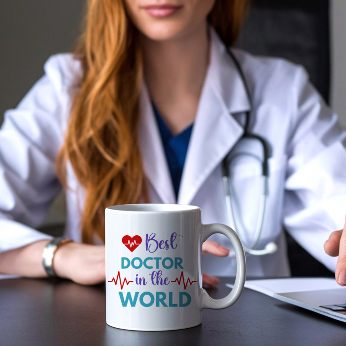 Cana pentru doamna doctor, personalizata cu Best Doctor [2]