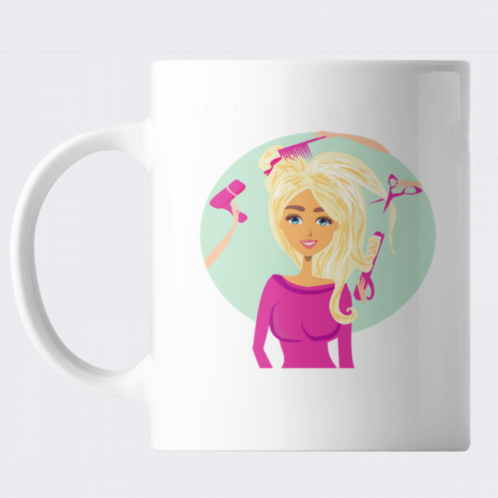 Cana personalizata pentru hair stylist, cadou pentru coafeza [2]