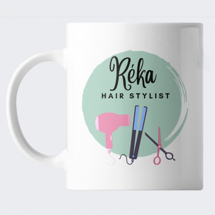 Cana personalizata pentru hair stylist, cadou pentru coafeza [3]