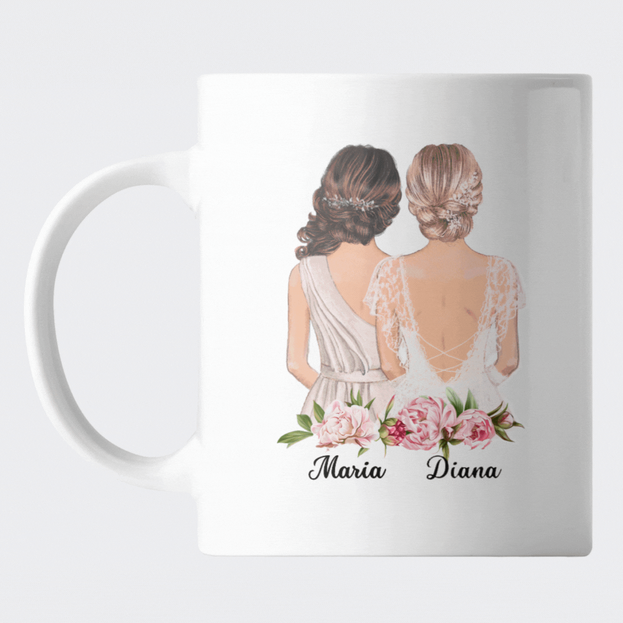 Cana personalizata cadou pentru Domnisoara de onoare, cu fotografie si nume [4]