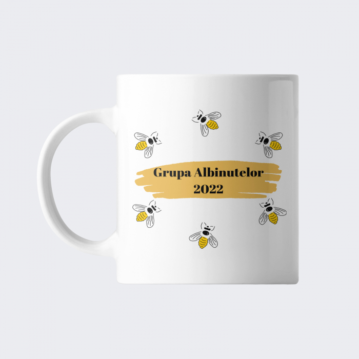 Cana personalizata pentru educatoare, grupa albinutelor [2]