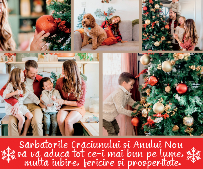 Felicitare Craciun, cu 5 fotografii si mesaj [3]