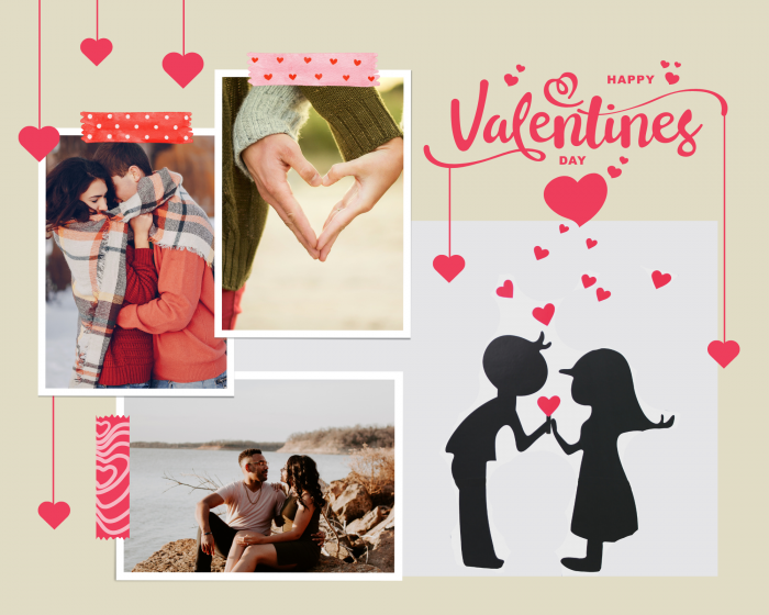 Felicitare Happy Valentine's Day cu 3 fotografii, pentru ziua indragostitilor [3]