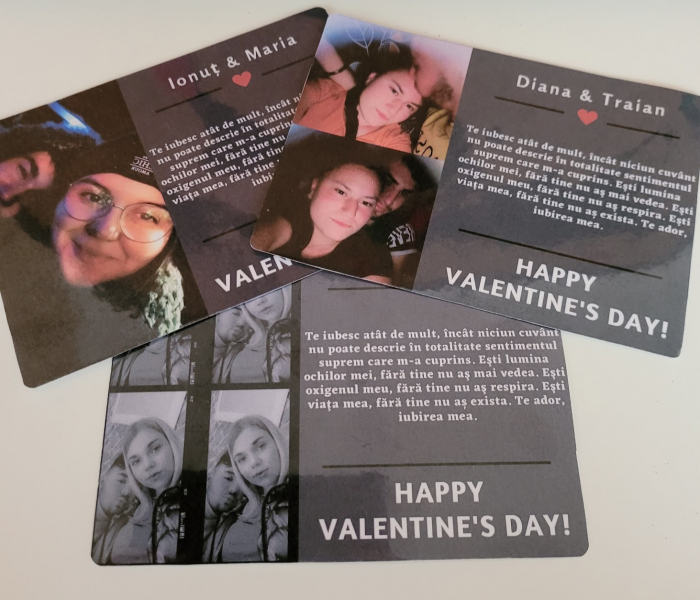 Felicitare personalizata pentru Ziua Indragostitilor, cu 1 fotografie si mesaj special [4]