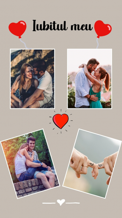 Felicitare de dragoste video digitala, personalizata cu fotografii si mesaj de iubire, cadou cuplu [2]