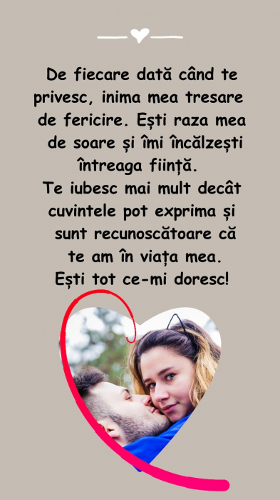 Felicitare de dragoste video digitala, personalizata cu fotografii si mesaj de iubire, cadou cuplu [4]