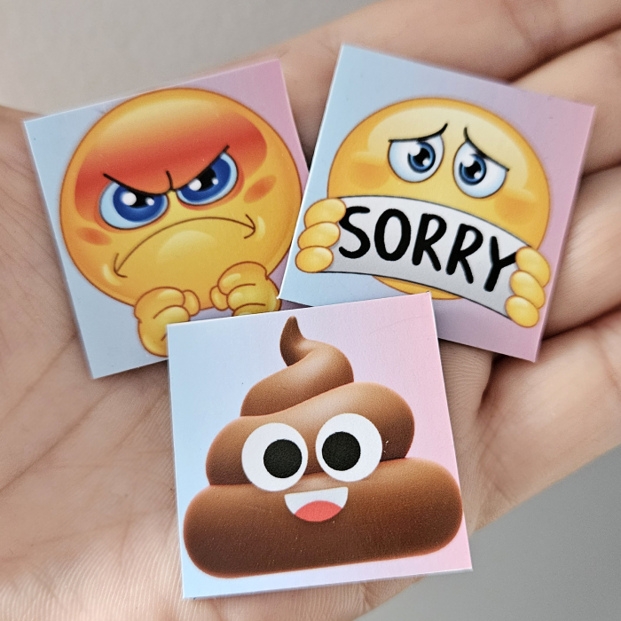 Set de 7 Emoji magneti, emoticoane amuzante [2]