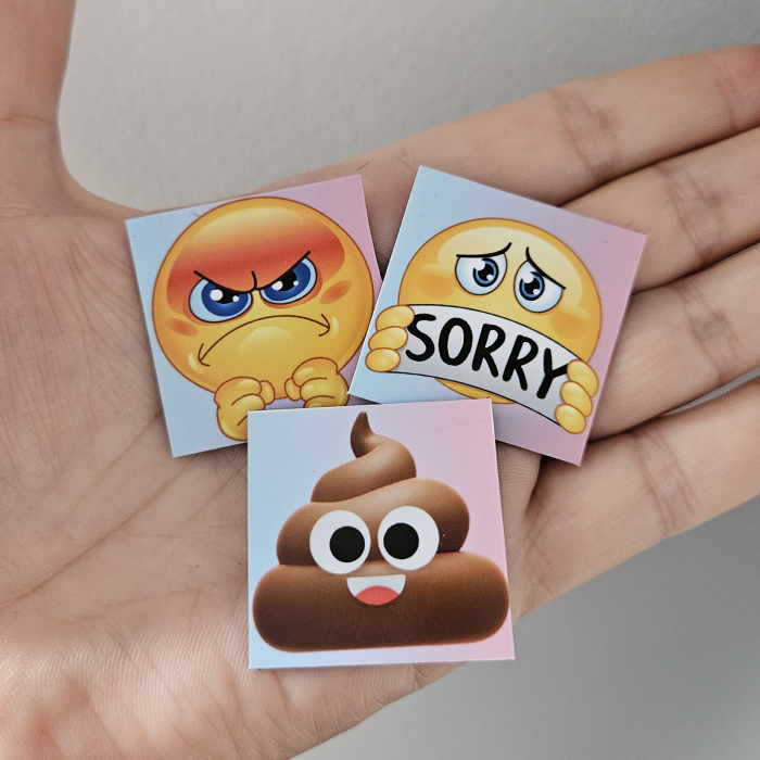Set de 7 Emoji magneti, emoticoane amuzante [4]