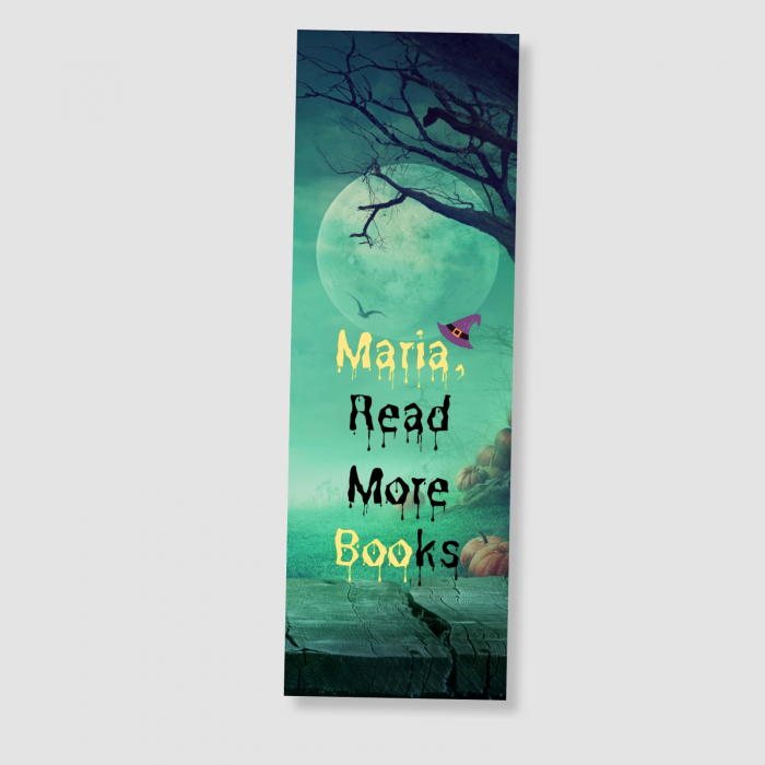 Semn de carte design Halloween, personalizat cu nume [4]
