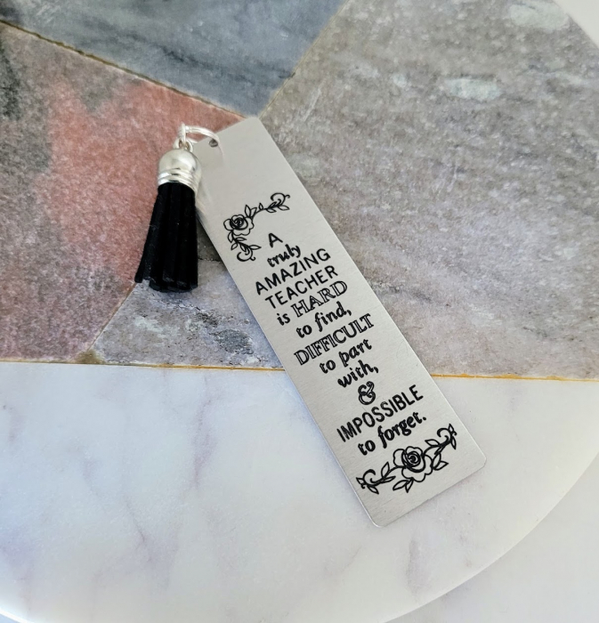 Semn de carte personalizat, cadou pentru profesori personalizat fata verso [5]