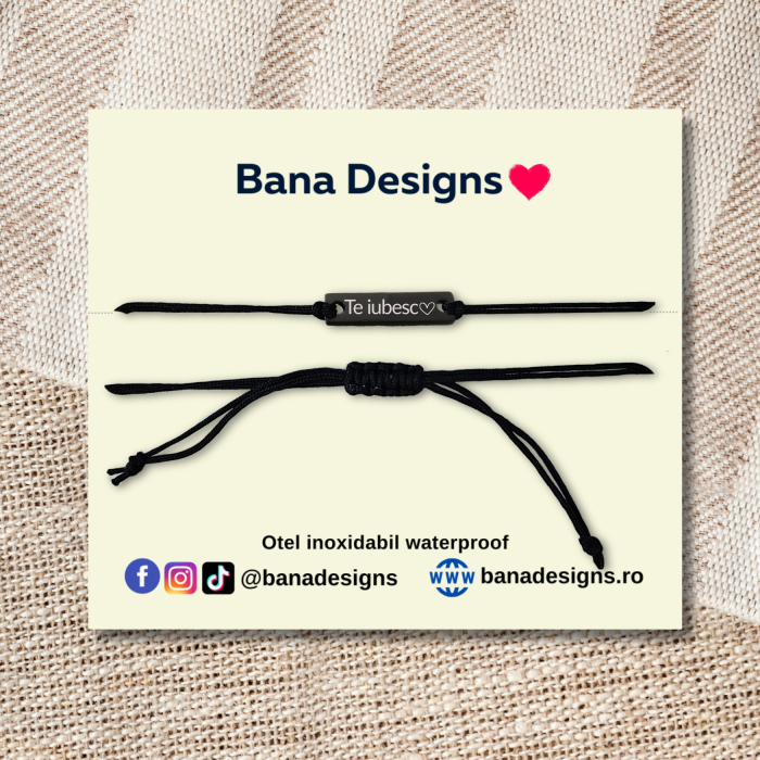Brățară cadou unisex cu gravură personalizată [3]