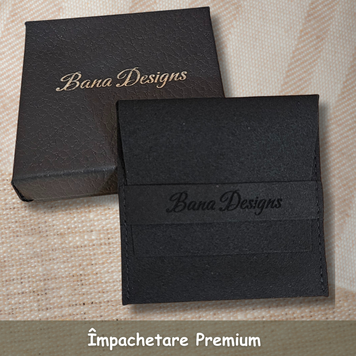 Set de 2 brățări pentru cuplu, din inox 304 waterproof, gravate cu nume și dată. Șnur mătăsos ajustabil, ambalaj elegant, felicitare cadou. [9]