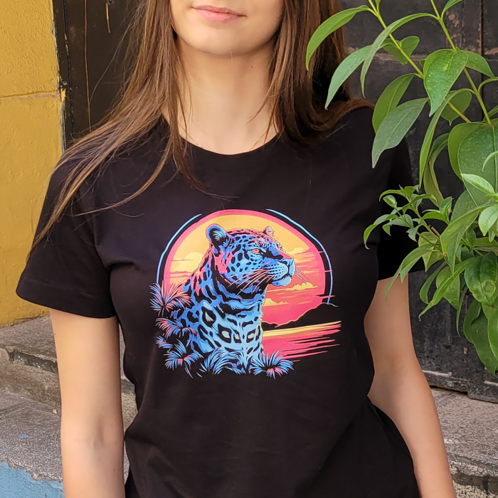 Setul "Lion in the Sunset" - Celebrați iubirea voastră cu aceste tricouri pentru cuplu [4]