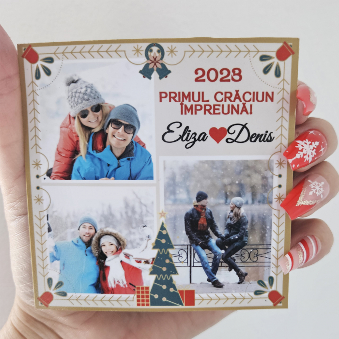 Set cadou de Craciun personalizat pentru cuplu indragostit [5]
