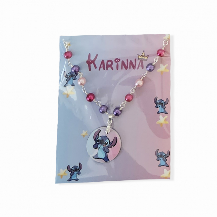 Set cadou personalizat pentru fetite, cu tricou, colier, magnet, felicitare si cutie cadou [6]