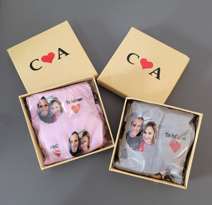 Sosete Personalizate cu Fotografia și Numele Animăluțului Tău de Companie [5]