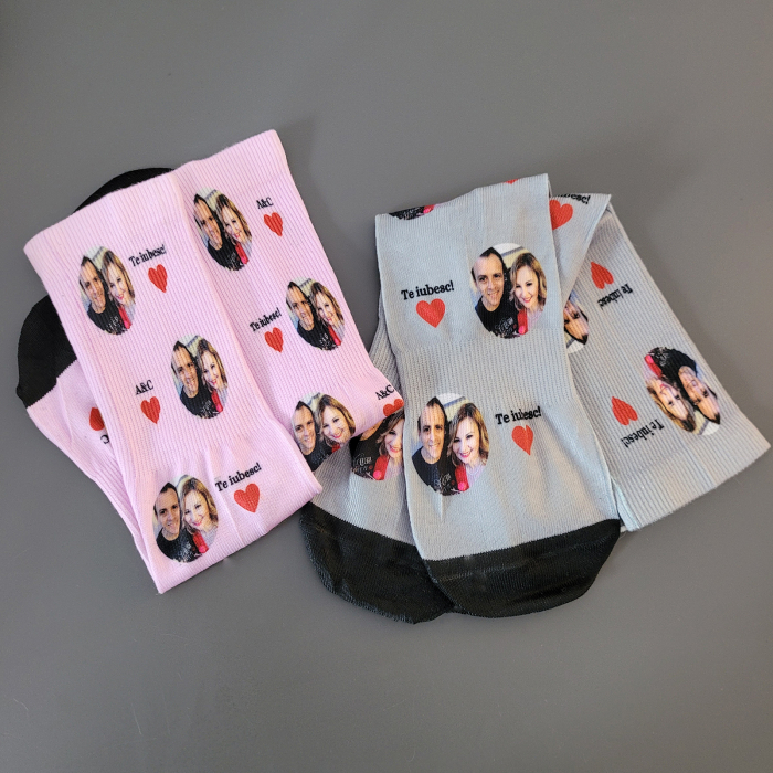 Sosete Personalizate cu Fotografia și Numele Animăluțului Tău de Companie [3]