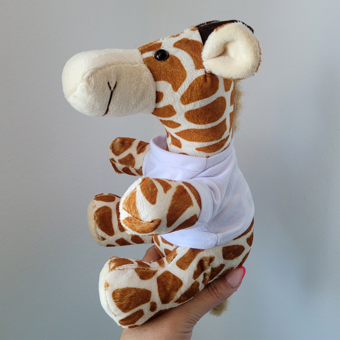 Girafa din plus, cu tricou personalizat cu fotografie [3]
