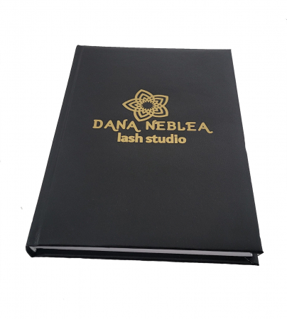 Agenda A5 neagra, personalizata cu logoul companiei tale [3]