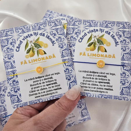 Bratara magica cu Felie de Lămâie