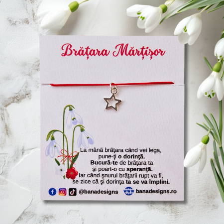 Martisoare - Bratara Martisor cu charm sandale