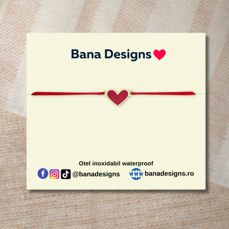 Brățară minimalistă cu inimioară gravată cu inițială [4]