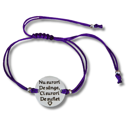 Bratari pentru EA - Bratara Prietene BFF, Inox Waterproof, snur Ajustabil