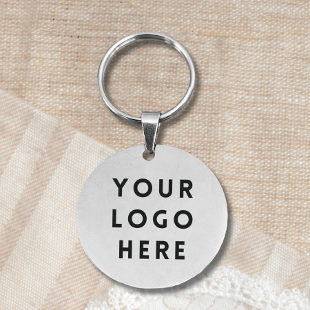 Breloc Personalizat cu Poză Animal de Companie, Breloc Inox Gravat Cățel Pisică [3]