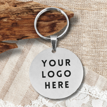 Brelocuri - Breloc Personalizat cu Poză Animal de Companie, Breloc Inox Gravat Cățel Pisică