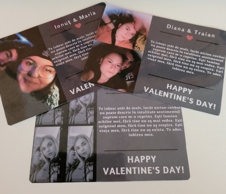Felicitare personalizata pentru Ziua Indragostitilor, cu 1 fotografie si mesaj special [3]