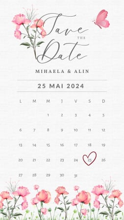 Invitatie digitala Save the Date, video, invitatie de nunta personalizata [4]