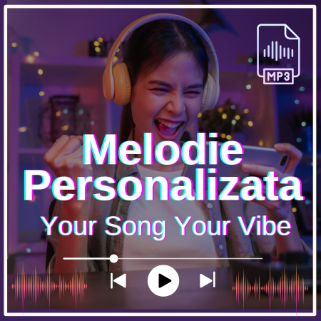 Melodie Personalizata - Melodie personalizată de dragoste, cântec creat special pentru tine, cadou emoțional unic pentru cupluri, fișier digital MP3z și Mov, cu Tutu, Fluturi și Gâscă Drăgălașă