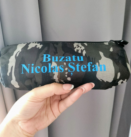 Penar Personalizat - Penar personalizat model camuflaj cu nume si clasa