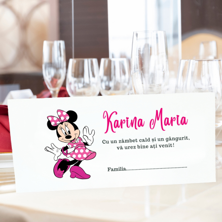 Nunta - Plic de bani pentru botez fetita, tematica minnie