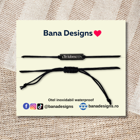 Brățară cadou unisex cu gravură personalizată [2]