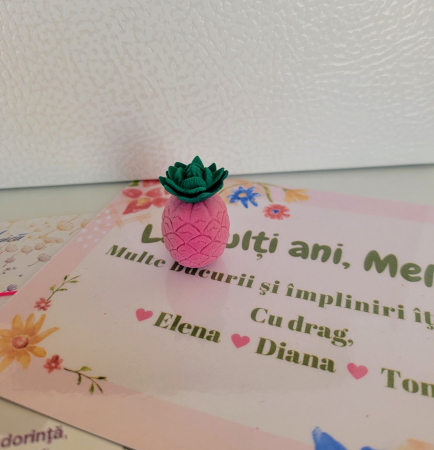 Set cadou personalizat pentru fete cu portfard, carnetel, felicitare la multi ani [6]