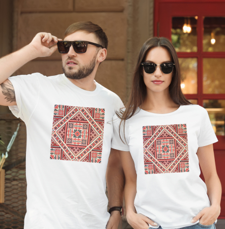 Power Couple - Set de 2 tricouri cu design ie, din bumbac personalizat pentru cuplu