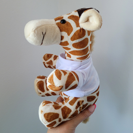 Girafa din plus, cu tricou personalizat cu fotografie [2]