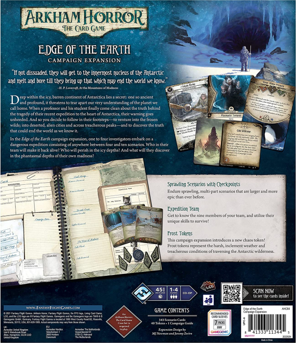 Arkham Horror: The Card Game – Edge of the Earth: Campaign Expansion [2]