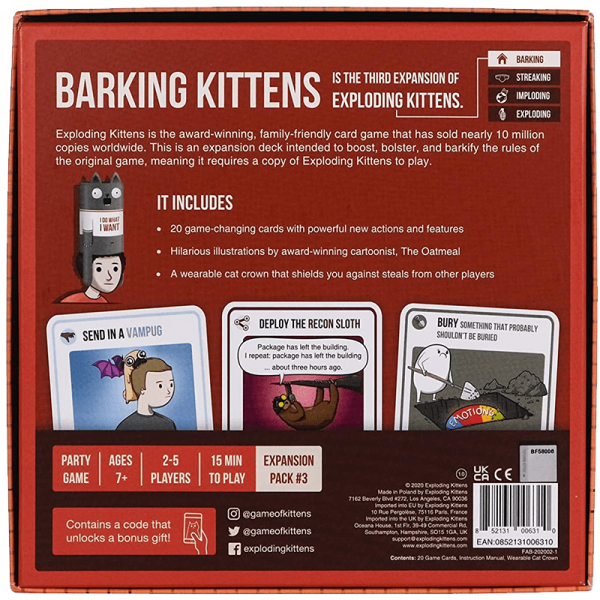 Exploding Kittens: Barking Kittens [2]