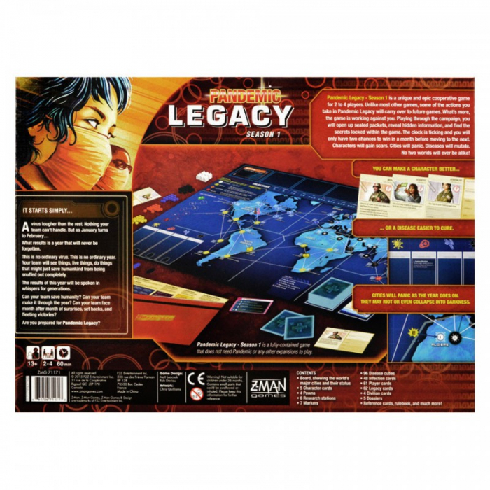 Pandemic Legacy: Season 1 (Red) [2]